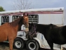 TK\'s Turn and Coin Maker hang out at the dressage show